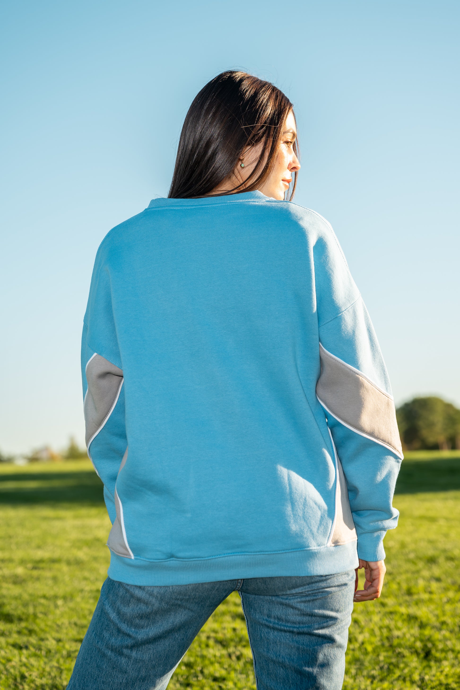 Vista trasera sudadera crewneck KALANA - mujer